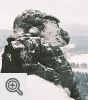 Małpolud - jedna z ciekawych skał na Szczelińcu