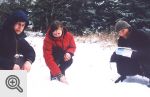 Kolejne ćwiczenie - ulepić ze śniegu okoliczne pasma górskie