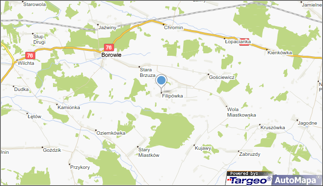 mapa filipówka